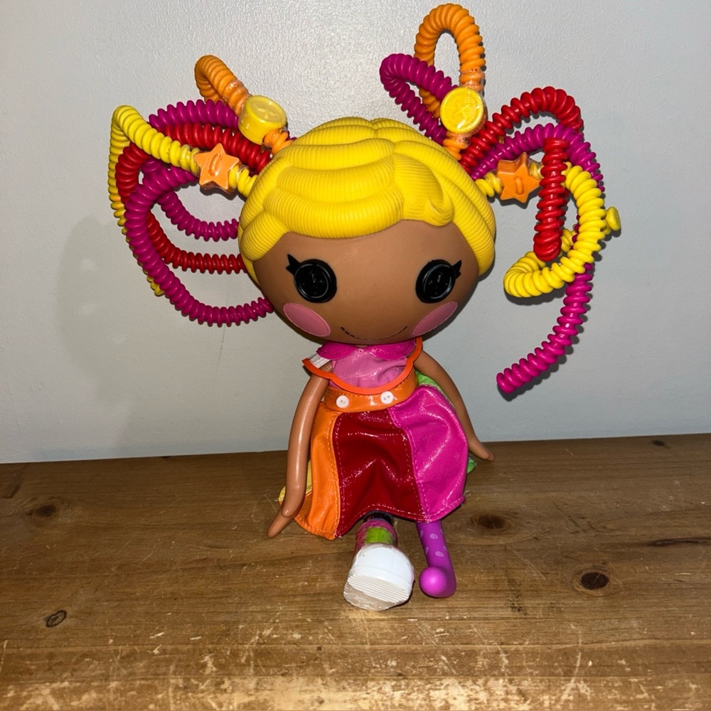 Lalaloopsy April Sunsplash 13” Full Sized Doll Colorful with silly Spiral Hair